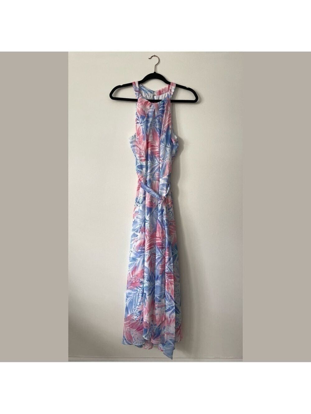 Nicole Miller Women’s Halter Neck Maxi Dress